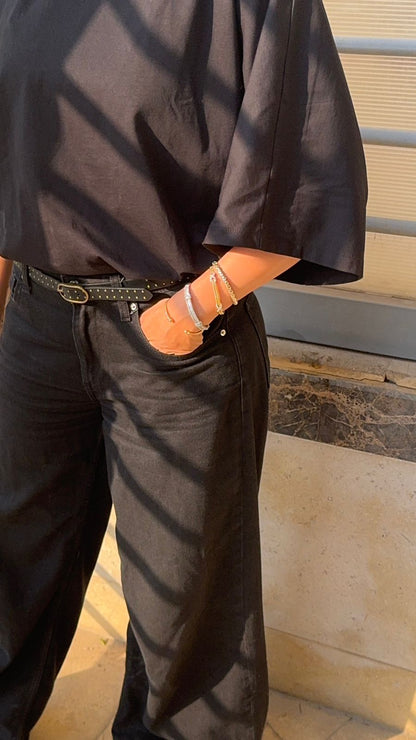 One size quarter sleeves top