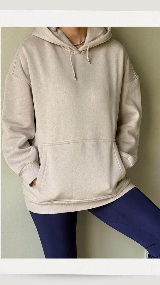 Sweatshirt in beige