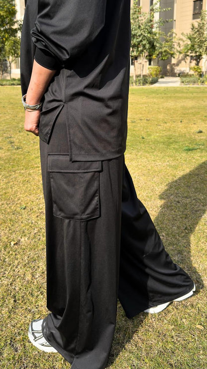 black pants