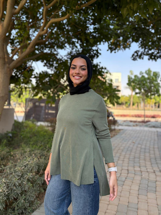 Olive modal top