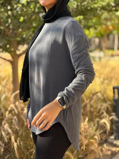 Modal basic top in Grey