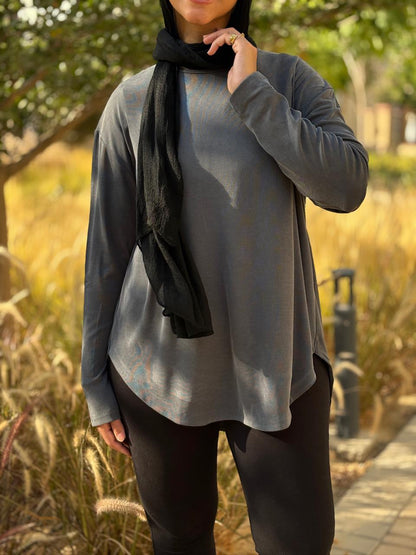 Modal basic top in Grey