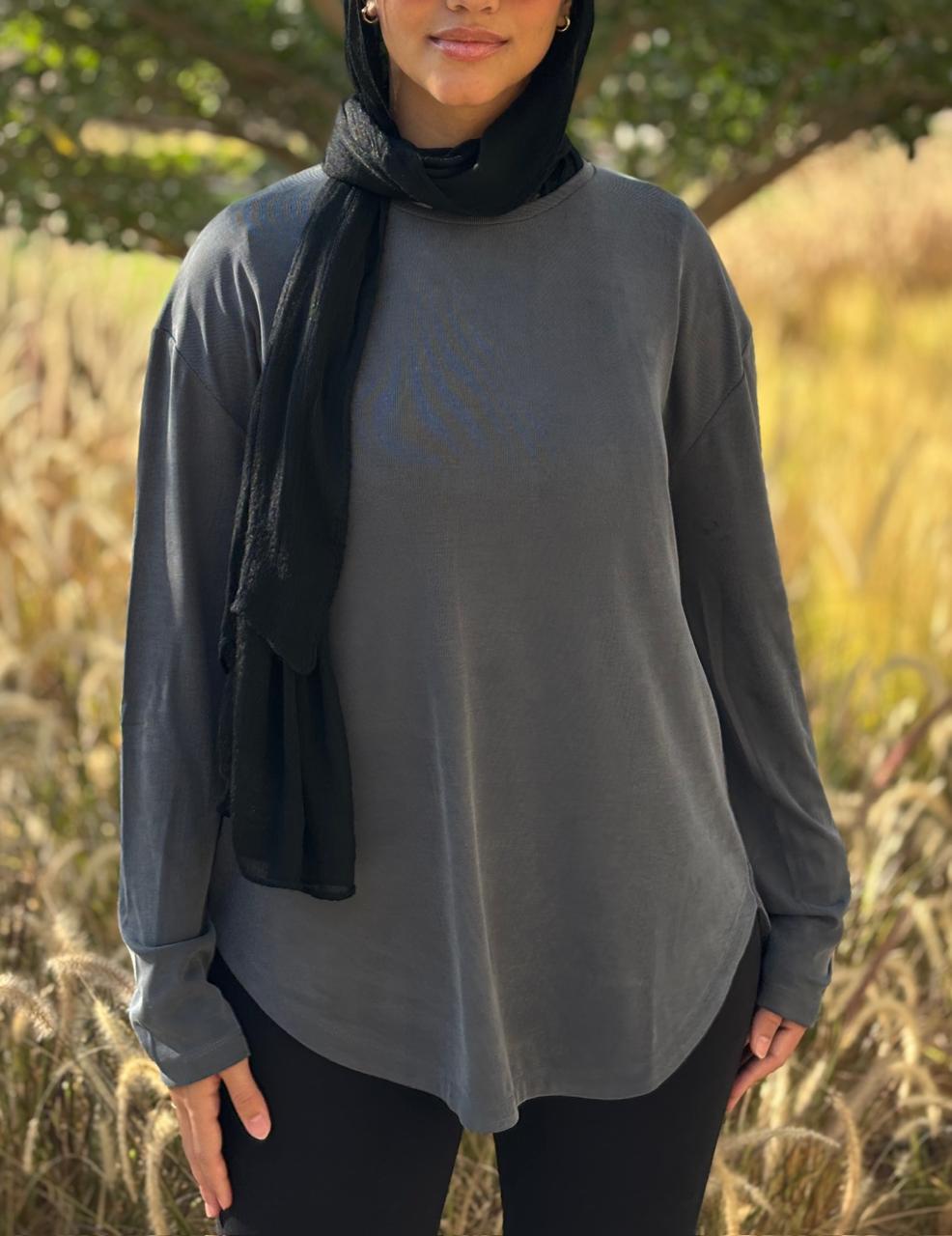 Modal basic top in Grey