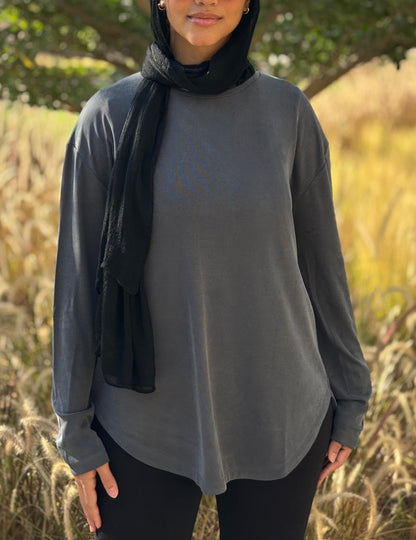 Modal basic top in Grey