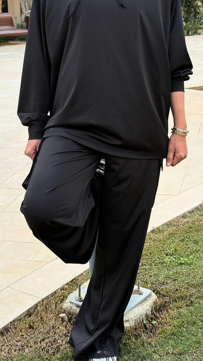 black pants